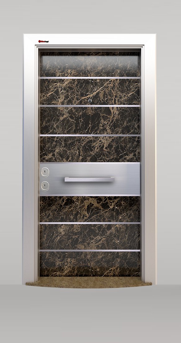 Çelik kapı dekorasyon 4